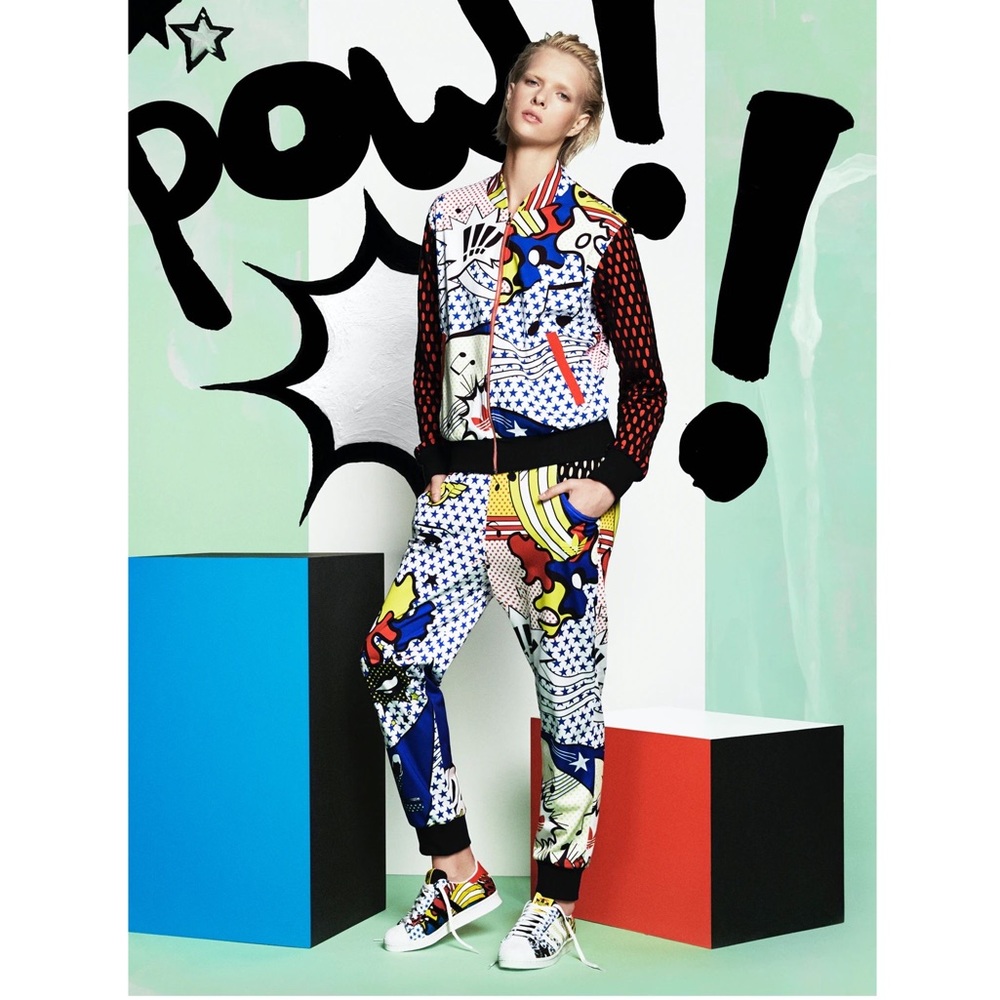 Adidas Rita Ora Comic pants!! Rare!